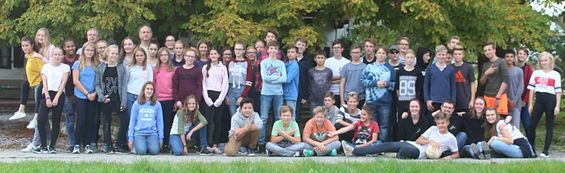 Gruppenbild 1. Konfi-Freizeit 2017 Niklasreuth